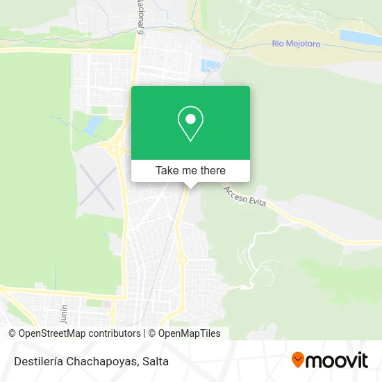Destilería Chachapoyas map