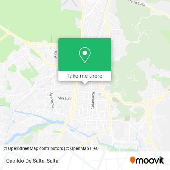 Mapa de Cabildo De Salta