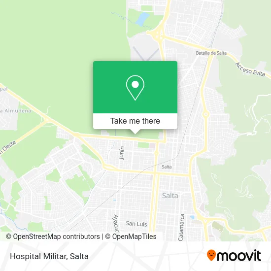 Hospital Militar map