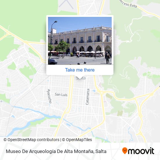 Museo De Arqueología De Alta Montaña map