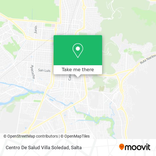 Centro De Salud Villa Soledad map