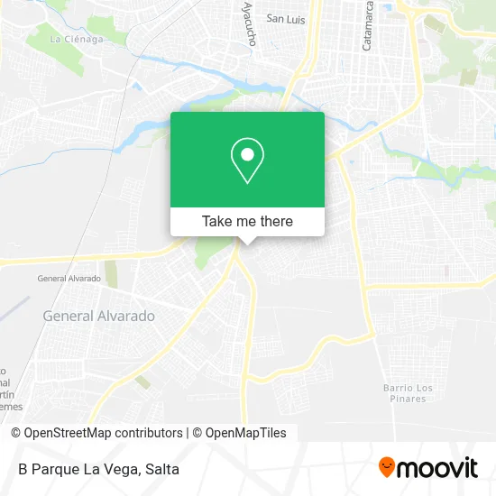 B Parque La Vega map