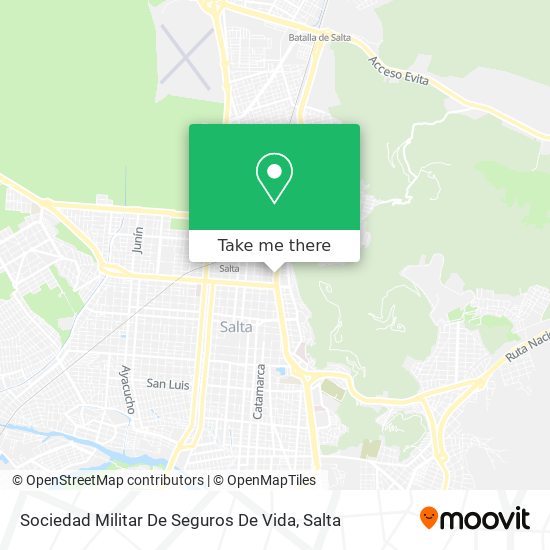 Mapa de Sociedad Militar De Seguros De Vida