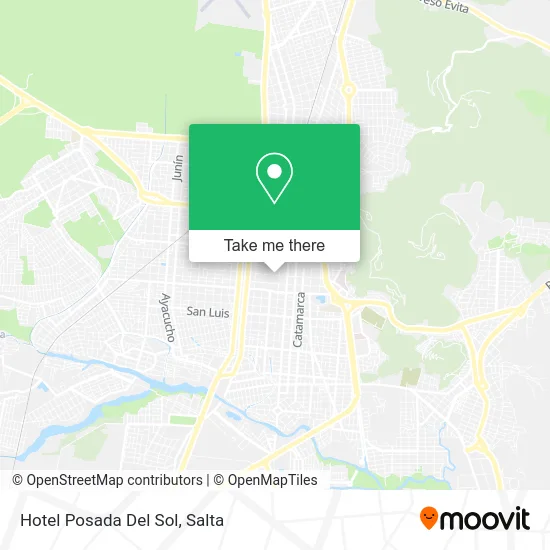 Hotel Posada Del Sol map