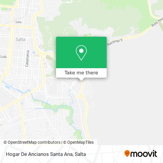 Hogar De Ancianos Santa Ana map