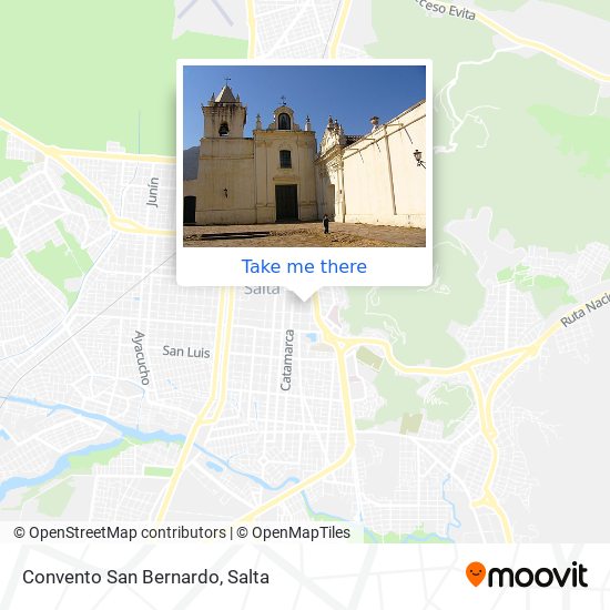 Mapa de Convento San Bernardo