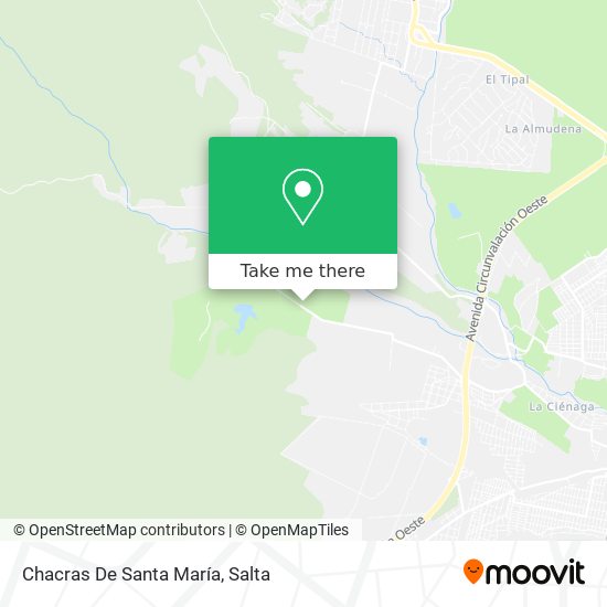 Chacras De Santa María map
