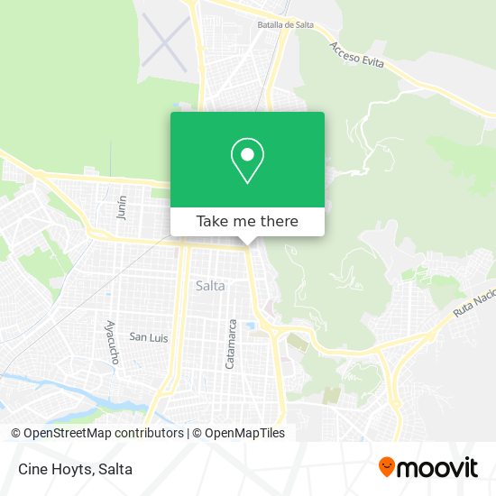 Cine Hoyts map