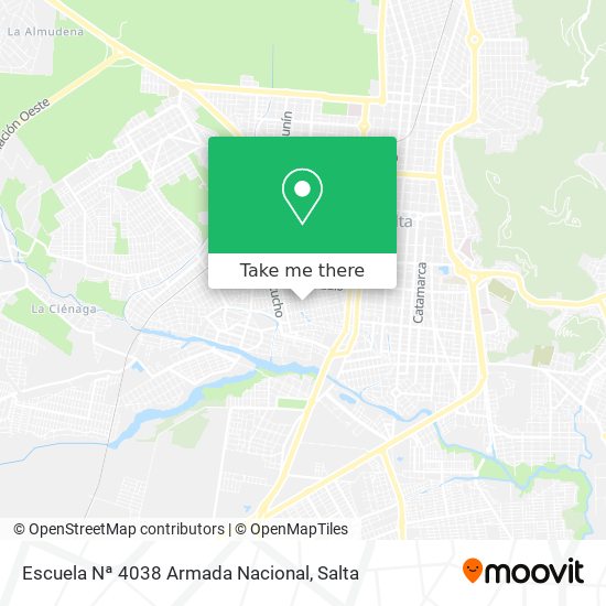 Escuela Nª 4038 Armada Nacional map