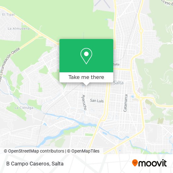 B Campo Caseros map