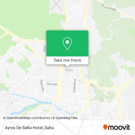 Mapa de Ayres De Salta Hotel