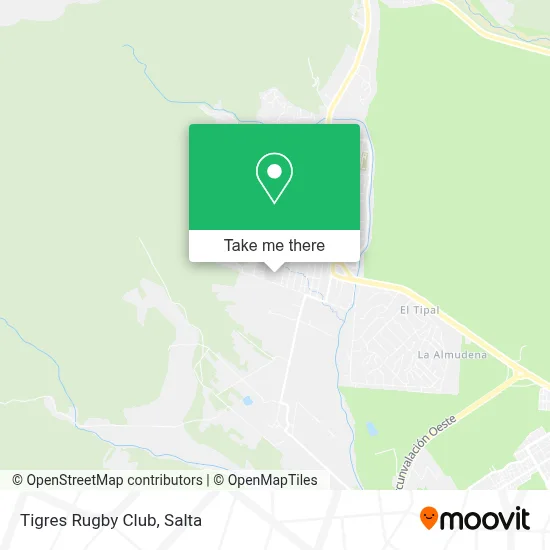 Tigres Rugby Club map