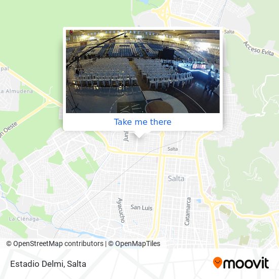 Estadio Delmi map