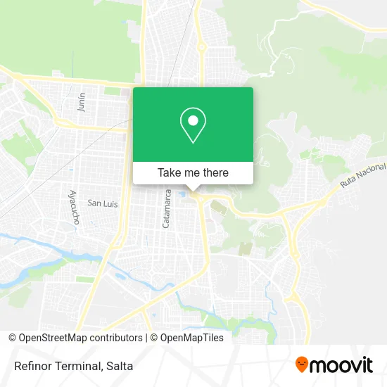 Refinor Terminal map
