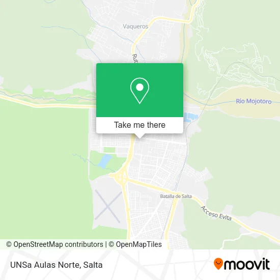 Mapa de UNSa Aulas Norte