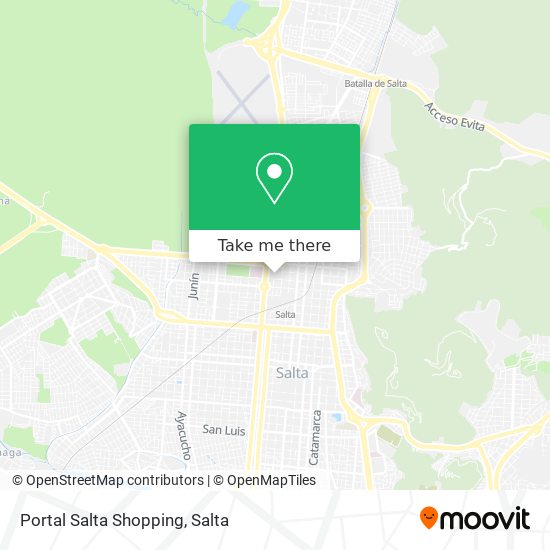 Portal Salta Shopping map