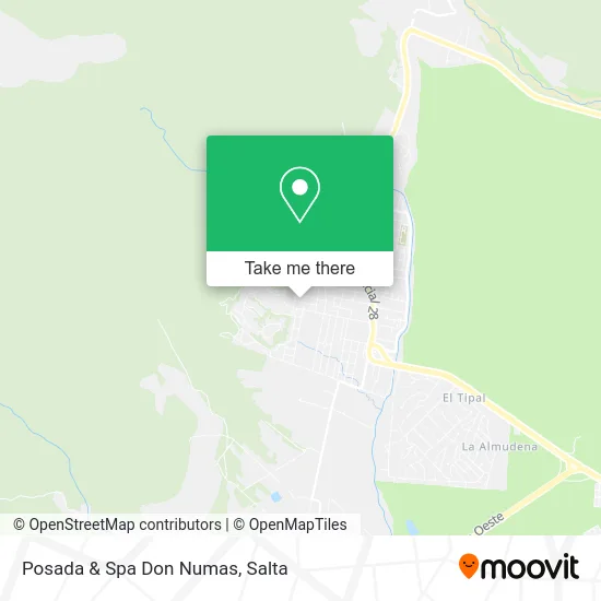 Posada & Spa Don Numas map