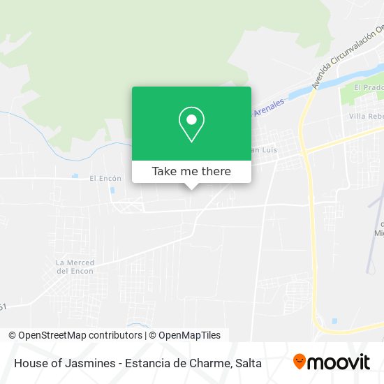House of Jasmines - Estancia de Charme map