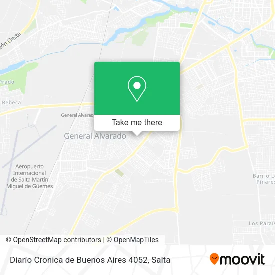 Diarío Cronica de Buenos Aires 4052 map