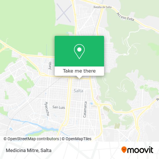 Mapa de Medicina Mitre