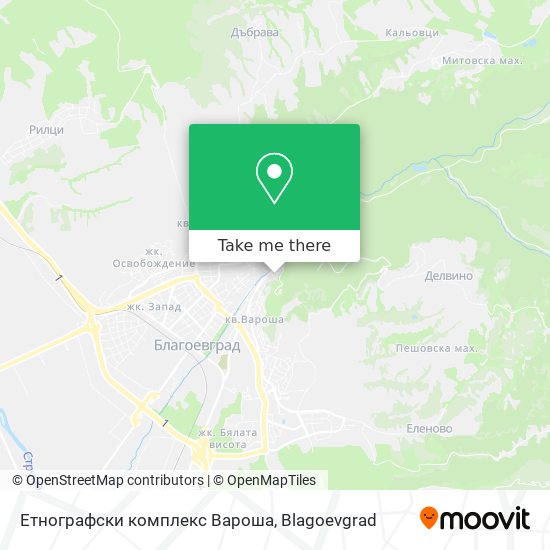 Етнографски комплекс Вароша map