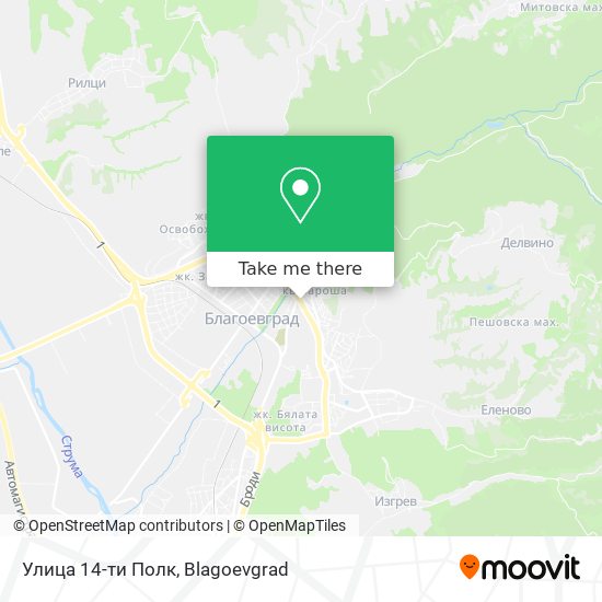 Улица 14-ти Полк map