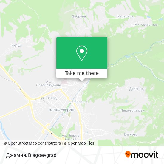 Джамия map