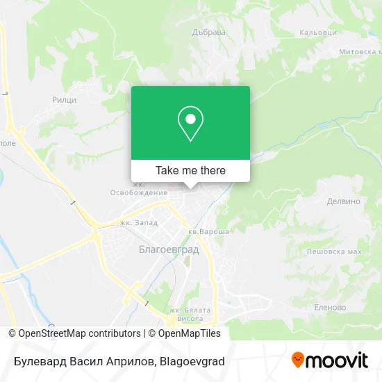 Карта Булевард Васил Априлов