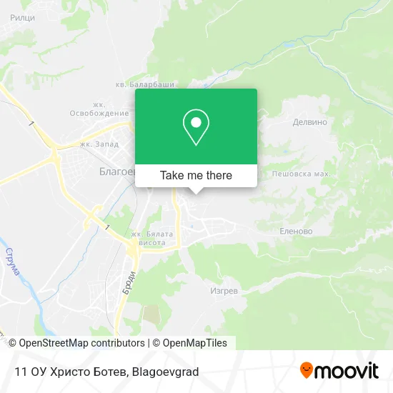 Карта 11 ОУ Христо Ботев