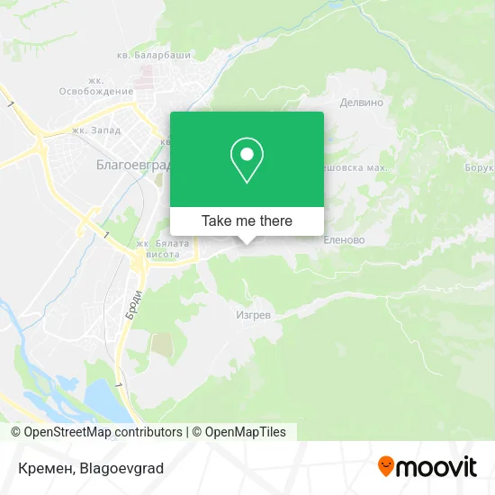 Карта Кремен