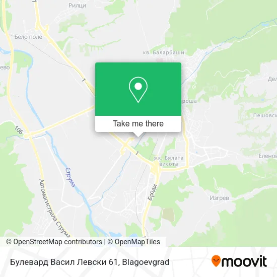 Карта Булевард Васил Левски 61