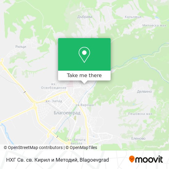НХГ Св. св. Кирил и Методий map