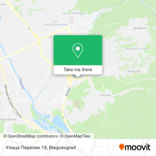 Карта Улица Перелик 18