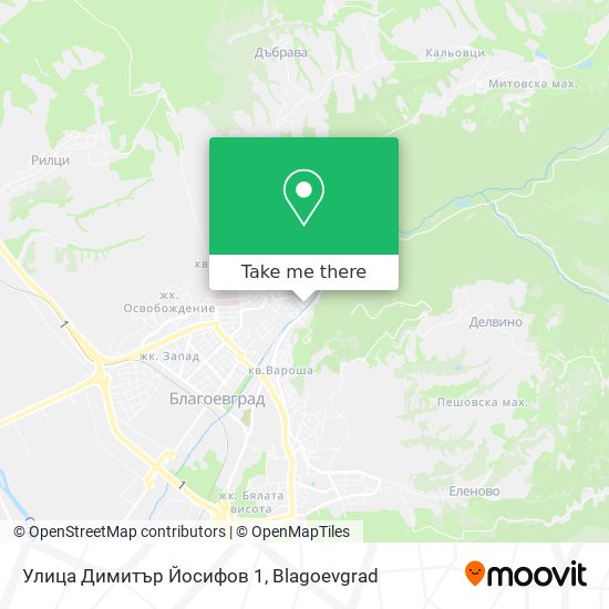 Улица Димитър Йосифов 1 map
