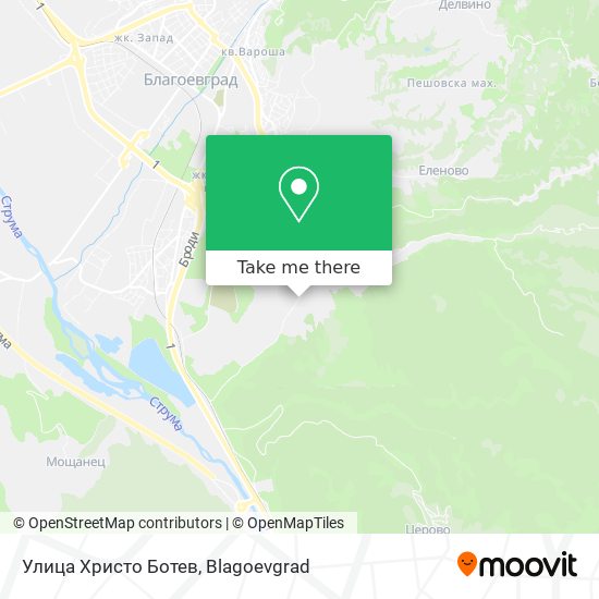 Улица Христо Ботев map