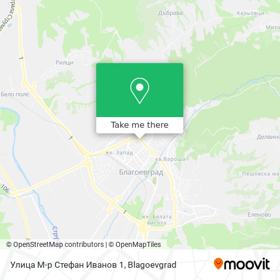 Улица М-р Стефан Иванов 1 map