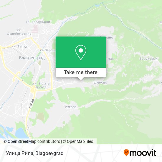 Улица Рила map