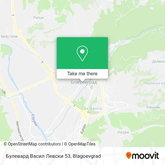 Карта Булевард Васил Левски 53