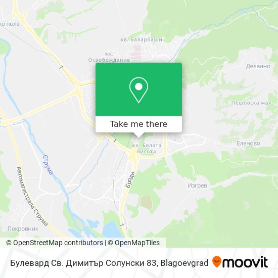 Карта Булевард Св. Димитър Солунски 83