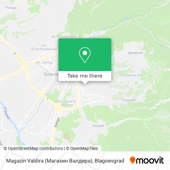 Magazin Valdira (Магазин Валдира) map