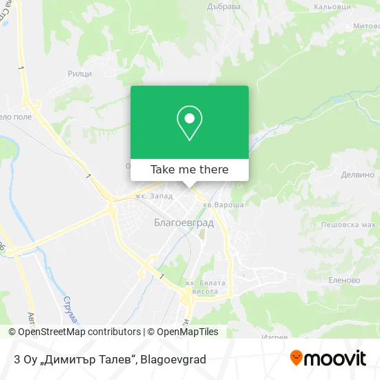 Карта 3 Оу „Димитър Талев“