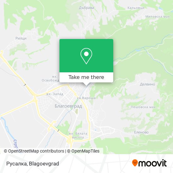 Русалка map