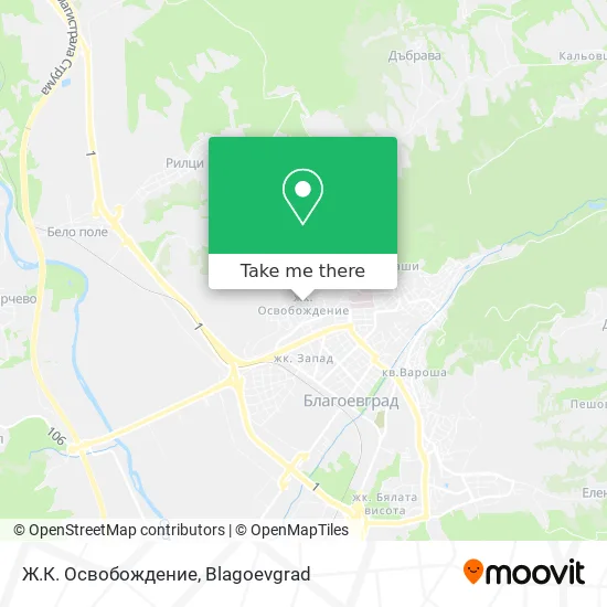 Карта Ж.К. Освобождение