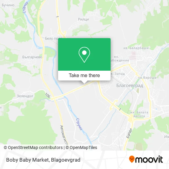 Карта Boby Baby Market