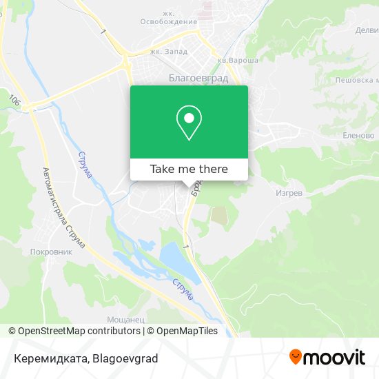 Керемидката map