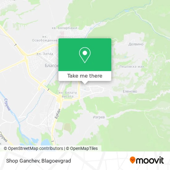 Карта Shop Ganchev