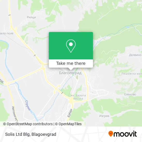 Карта Solis Ltd Blg