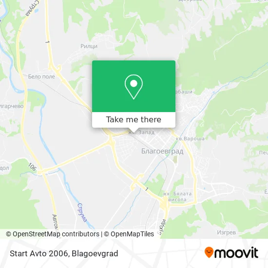 Карта Start Avto 2006