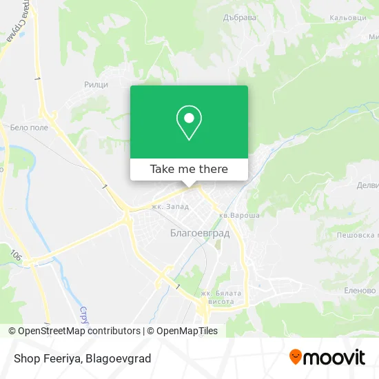 Карта Shop Feeriya