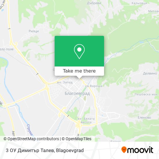 Карта 3 ОУ Димитър Талев